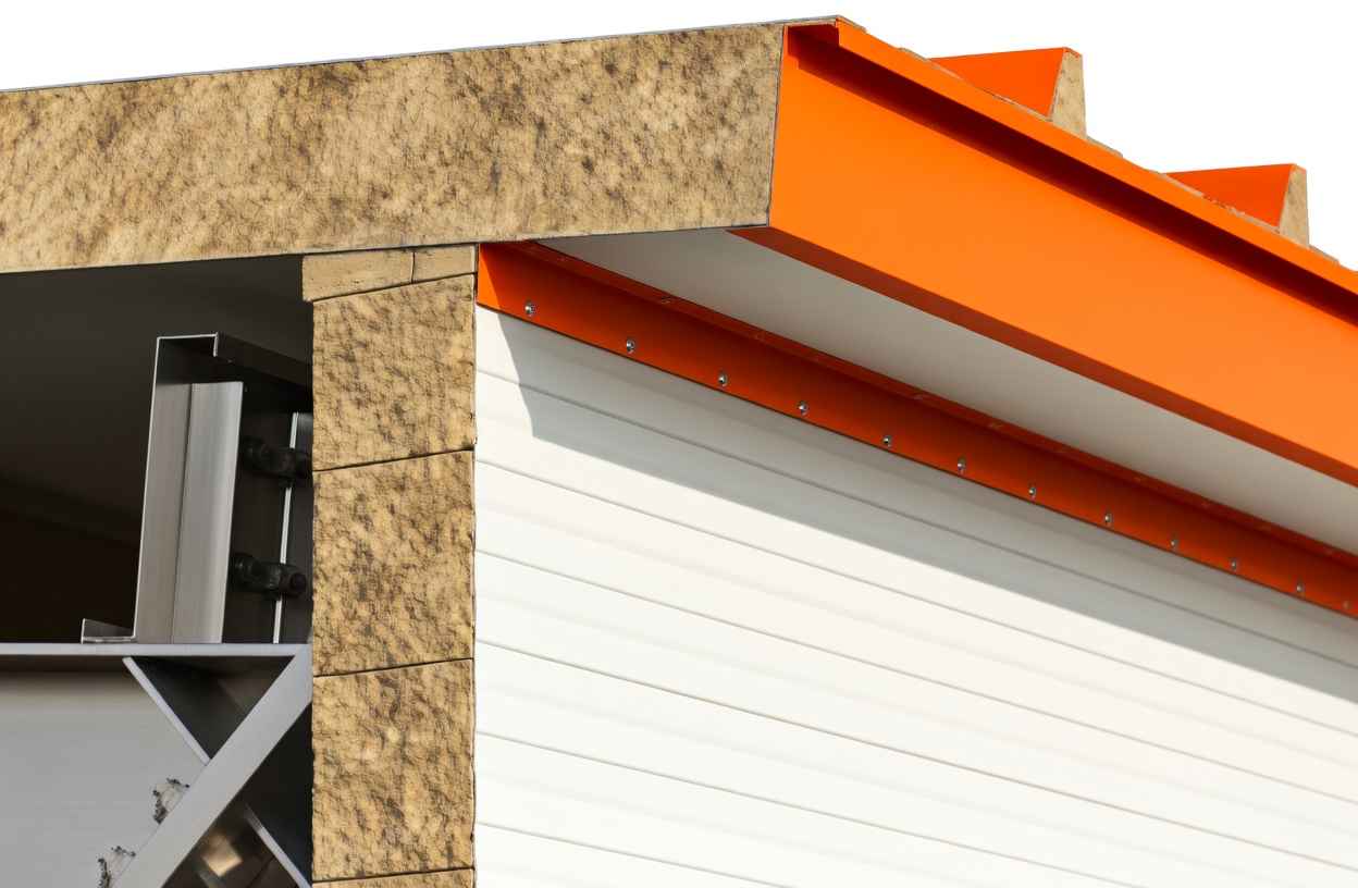 Монтаж доборных элементов для сэндвич-панелей